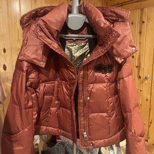 90 Duck Down Rust Puffer Jacket
